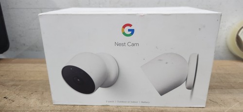 Brand New Google Nest Cam 2-Pack Outdoor/Indoor White -SEALED-