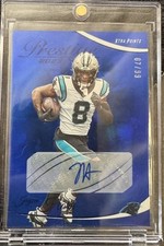 2023 Panini Prestige - Jaycee Horn #43 Xtra Points Premium Blue Signatures  7/99