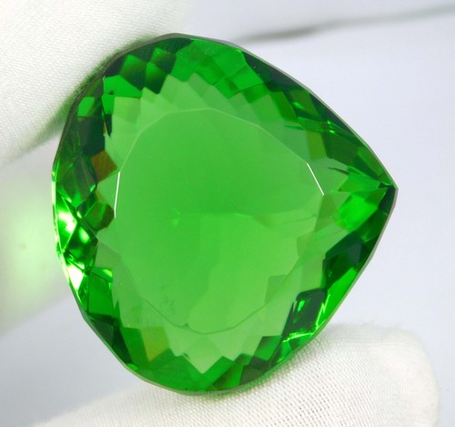 Certified 129.25 Ct Natural Green Peridot Pear Cut Loose Gemstone Flawless - Picture 5 of 8