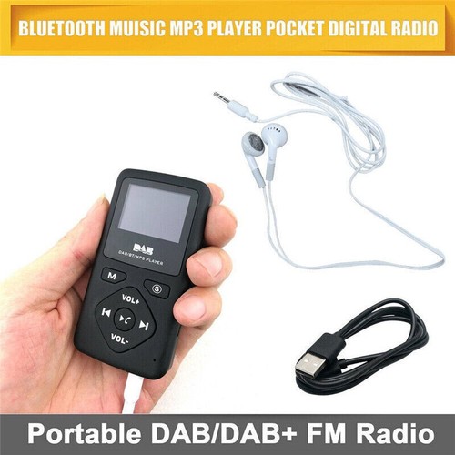 Personal Portable Pocket Digital DAB/DAB+ FM Radio Earphone Bluetooth MP3 Player - Picture 3 of 11