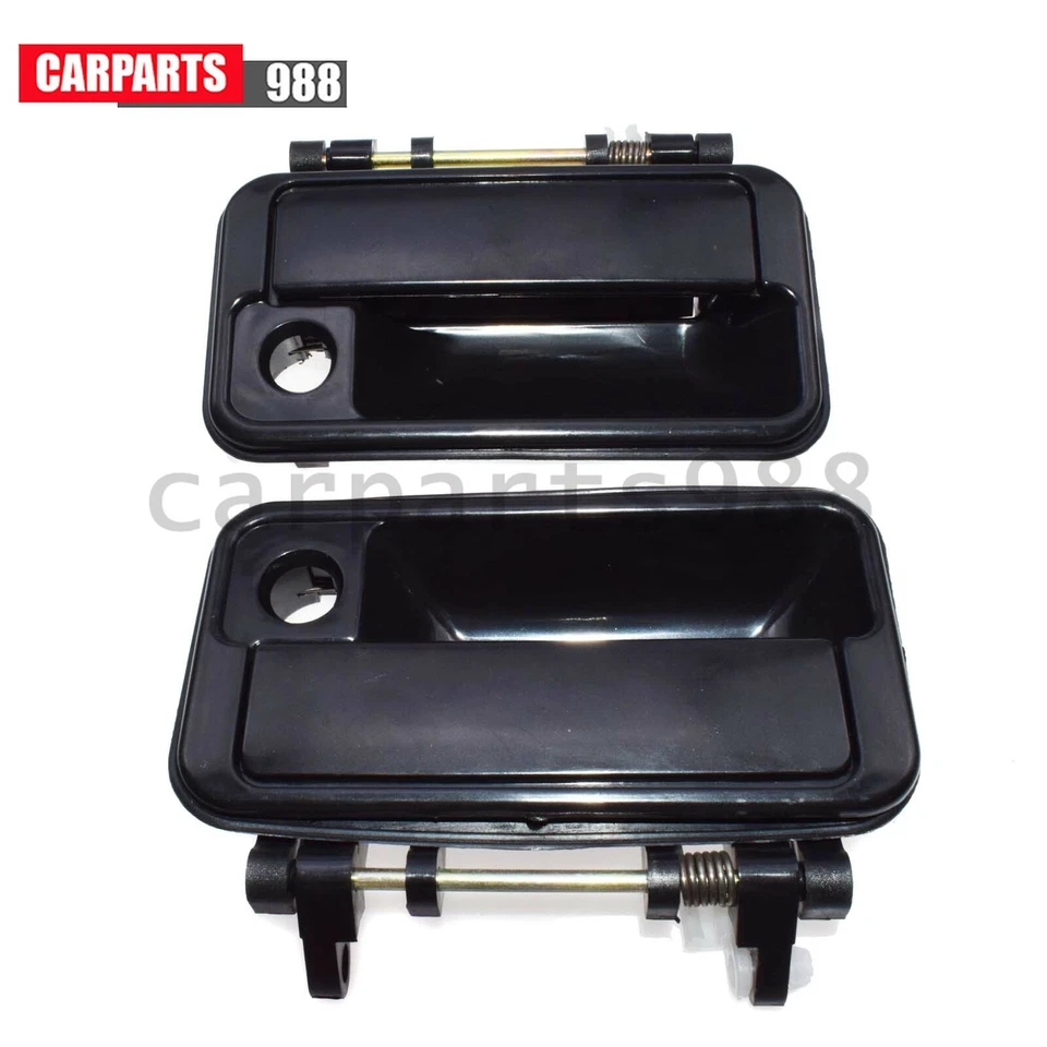 Manija de puerta exterior delantera izquierda derecha negra para Geo Metro Suzuki Swift 1989-1994 Foto 4 de 4
