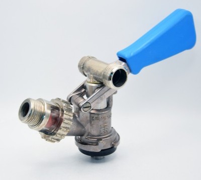 90° Thekenanstich Zapfkopf Korb Fitting Typ S  5/8''  Bier Keg Verschluss