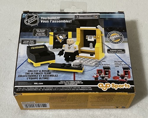 2017 NHL Sidney Crosby Buildable Locker Set Pittsburgh Penguins - New In Box - Bild 2 von 4