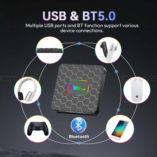 Smart Android14.0 TV Box 64/128GB 6K 8K HD WiFi6 Bluetooth Reproductor de transmisión multimedia - Imagen 37 de 42