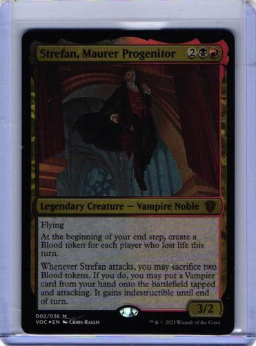 Strefan, Maurer Progenitor - Foil - Display Commander - Thick Stock NM, Englisch