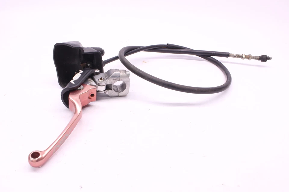 08 Honda Trx450er Clutch Lever Perch Mount Bracket W Cable & ASV Lever r4025 - Image 2 of 4