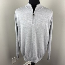 Peter Millar Crown Crafted Victory 1/4 Zip Pullover Sweater Men's Sz XXL 2XL EUC
