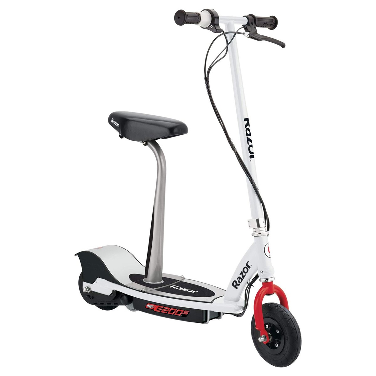 Razor E200S Seated Electric 12 MPH Scooter w/ Twist Grip Throttle