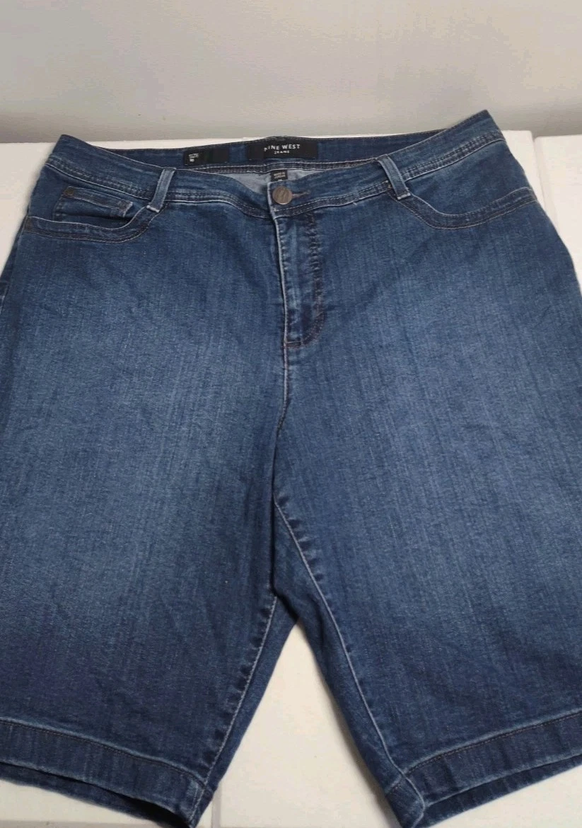 Leggings Denim Jegging Donna Nine West - Taglia XL (16-18) - Blu Indaco Scuro - Foto 6
