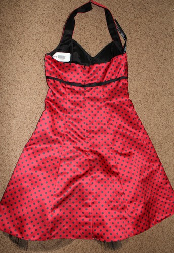 NEW Zum Zum by Niki Livas Women's Polka Dot Red/Black Dress Size: 3-4 - Picture 5 of 7