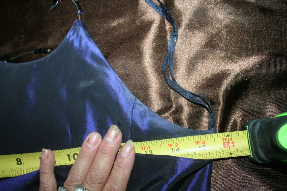 r- VESTIDO DE DAMA DE HONOR DE BODA TALLA 8 MAGNÍFICO USO FORMAL GRADUACIÓN CONCURSO LIGERAMENTE USADO Foto 3 de 4