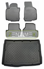 Z330914 SET Kofferraumwanne Gummifußmatten für VW Volkswagen Golf GT Sport 5 1K 