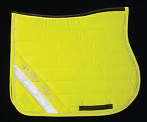 HARRY HALL HI-VIZ SADDLECLOTH YELLOW - COB - HHL1946 HARRY HALL HI-VIZ SADDLECLOTH YELLOW - COB - HHL1946