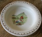 Vintage Holdfast D.E. McNicol Jack & Jill Baby Plate Bowl  — photo 1