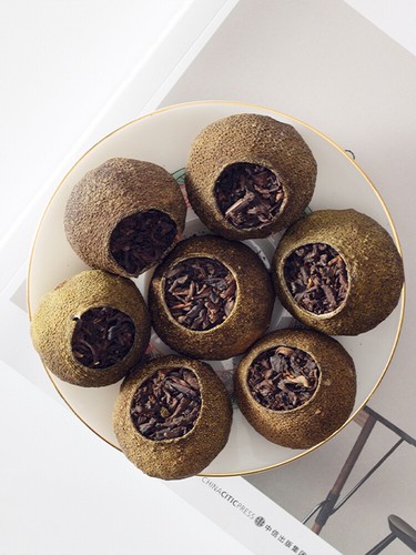 250 g pequeño verde mandarina naranja Pu'er Puerh té cítrico maduro té Pu'er sol crudo - Imagen 4 de 7