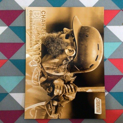 CHARLIE BLACKMON #117 Rockies 2016 Topps Stadium Club 5X7 Gold Vers 09/10 Made - Picture 1 of 2