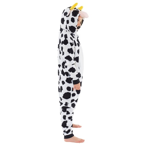 Animal Crazy Boys Girls 1Onesie Onesey Fleece Hooded Jumpsuit Playsuit Novelty - Picture 54 of 242