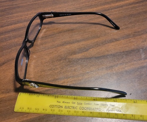 Richard Taylor Scottsdale "MURICA" 53□15-135 BLACK Eye Glass Frames - Picture 9 of 16