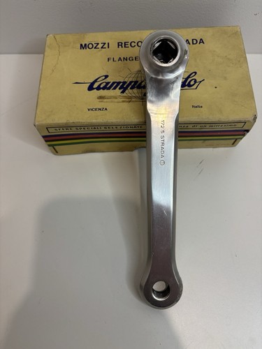 Vintage Campagnolo Nuovo Record Crankset 172.5mm 53/42 144 bcd - Picture 8 of 17