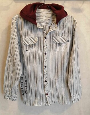 Jacke Shirt grau Kapuze Baumwolle Gr.34 In Extenso (4406071)