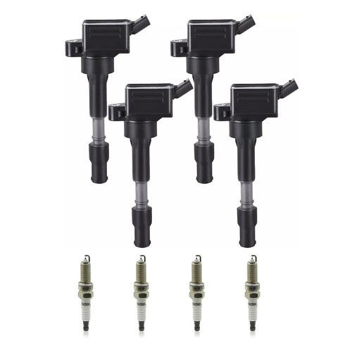 4PCS Car Ignition Coil&4PCS Spark Plug Part For Kia Forte For Hyundai Elantra - Picture 3 of 14