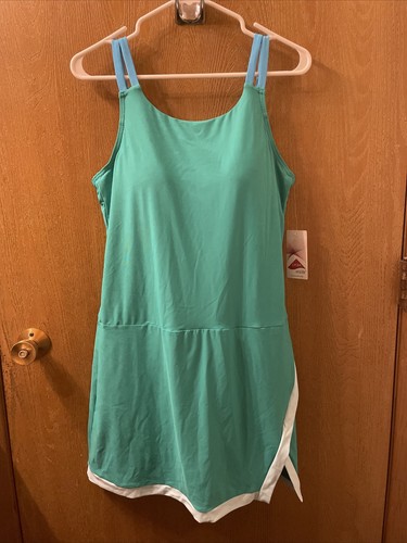 Lands End Mujer Bañador Azul Falda Talla 14-NUEVO- - Imagen 2 de 8