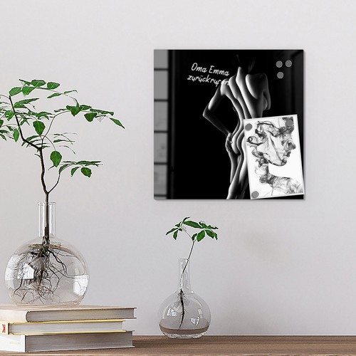 DEQORI Magnettafel Glas 'Sexy Frauensilhouette' beschreibbar, viele Größen - Bild 4 von 80