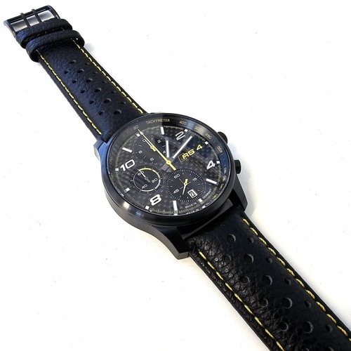 Original Audi Chronograph RS4 Jubiläum 25 Jahre Armbanduhr limitiert Uhr Herren - Bild 2 von 5