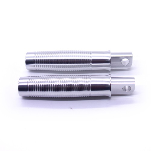 Motorcycle Silver CNC Footrest FootPeg For Harley Sportster XL 1200 883 48 - Picture 6 of 7