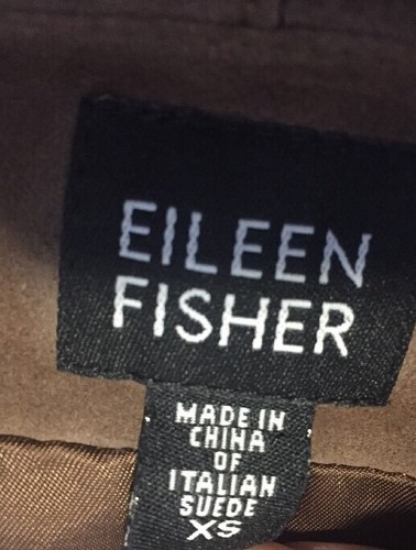 Falda de gamuza marrón XS de EILEEN FISHER para mujer - Imagen 2 de 12