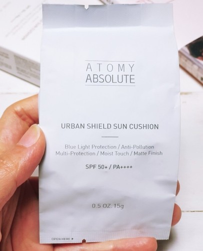 ATOMY Absolute Urban Shield Sun Cushion Refill 15g SPF50+ PA++++ Sunscreen KOREA - Picture 4 of 16