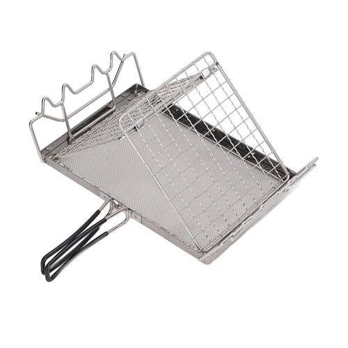 Portable Camping Stove Toaster Foldable Outdoor Picnic Stainless Steel MOY - Picture 9 of 22