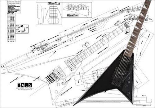 Jackson Randy Rhoads® Electric Guitar Plan - Picture 1 of 1