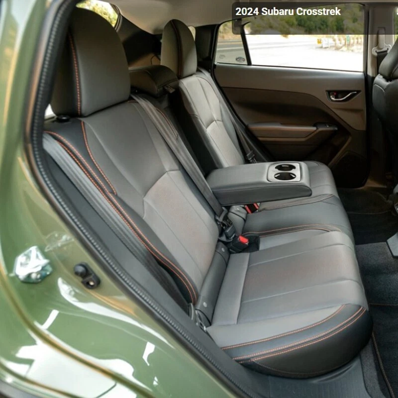 PARA SUBARU CROSSTREK MOTOPTES 2016-2025 CUBIERTA DE ASIENTO DE COCHE PERSONALIZADA CUERO IMPERMEABLE Foto 4 de 4