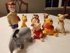 Vintage Full Set of 8 Beswick England Disney Winnie The Pooh Figurines excellent