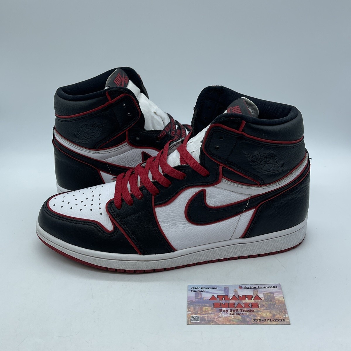 Size 10 - Jordan 1 Retro High OG Bloodline 2019 Red Black