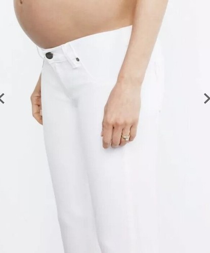 Paige Women’s Maternity Skyline Ankle Peg Optic White Jeans Size 18. $199 - Picture 2 of 12
