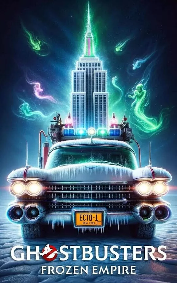 Ghostbusters: Frozen Empire 2024 Movie Poster Wall Art (b) 11x17