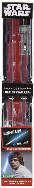 Kotobukiya Star Wars Luke Skywalker Light Up LED Glowing Food saber Chopsticks