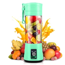 380ML Portable Personal Mini Juicer Cup USB Rechargeable Blender Smoothie Mixer
