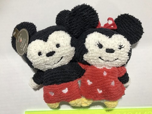 Disney Mickey and Minnie Mouse Hallmark Terrycloth 8” High Set - New With Tags - Picture 2 of 7