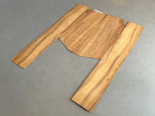 Hawaiian Koa Back & Sides Set #8 - Highly Figured 1st Grade - Picture 9 of 9