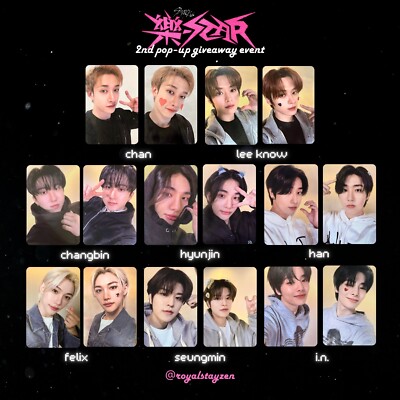 STRAY KIDS ROCK STAR - 樂 STAR 2ND POP UP GIVEAWAY EVENT