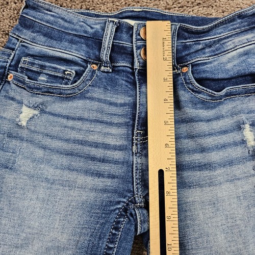 BKE Jeans Womens 24 Slim Boot Cut Mid Rise Dark Wash Stretch Denim Stella 21x29 - Picture 4 of 14