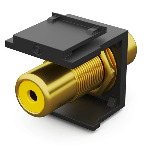 Cinch Buchse RCA Audio Video Keystone Modul Verbinder Adapter Chinch vergoldet - Bild 11 von 36
