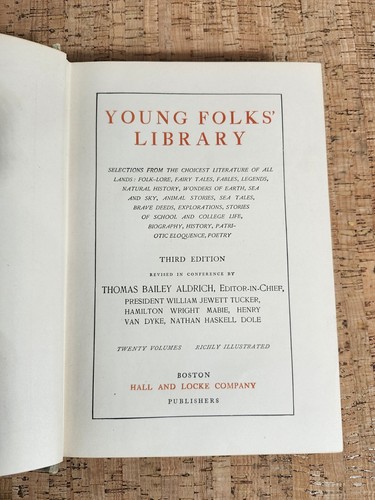 1902 Stories of School and College Days By Young Folks Library Vol VII - Bild 6 von 8