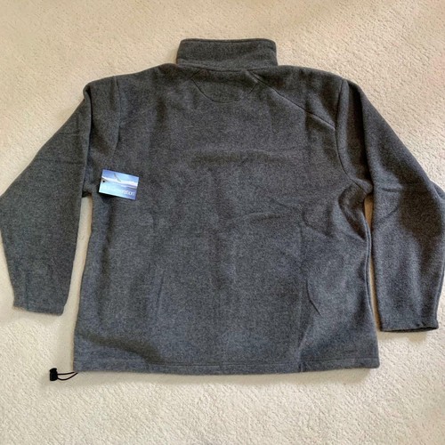 Giacca uomo micropile full zip nuova con etichetta generazione blu - Grigio - XL - Foto 3 di 5