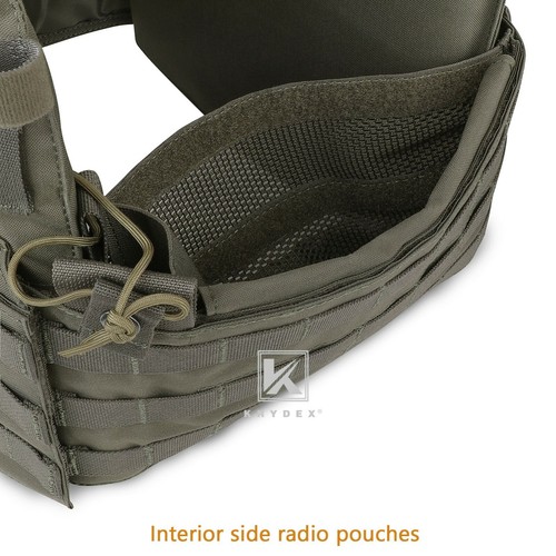 KRYDEX LBT-6094A Portador de Placas Blindaje Corporal Táctico Chaleco y Bolsa Mag Ranger Verde - Imagen 7 de 11