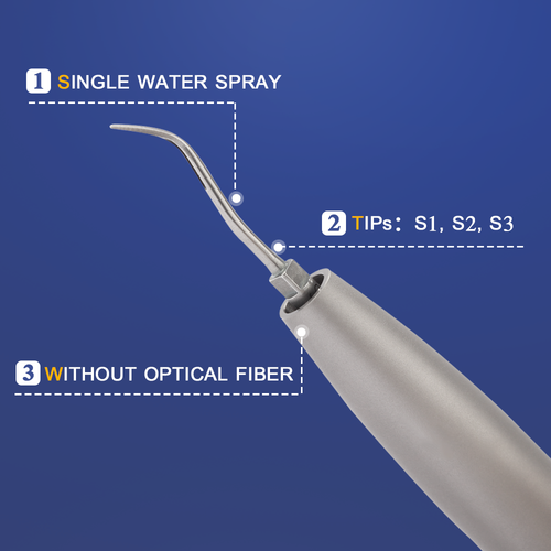 Dental Air Scaler Handstück N-Kupplung 3 Spitzen Entfernung Zahnstein K-Kupplung - Bild 20 von 27