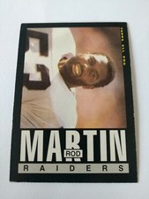 1985 Topps # 293 ROD MARTIN AFC PRO BOWL Los Angeles RAIDERS   